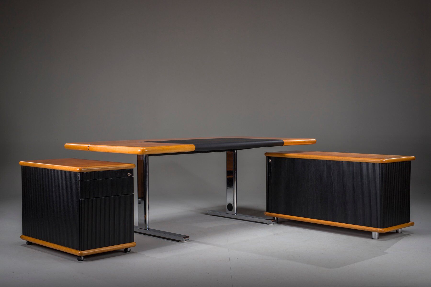 Executive office set from Walter Knoll / Wilhelm Knoll, Germany, 1970s, set of 3