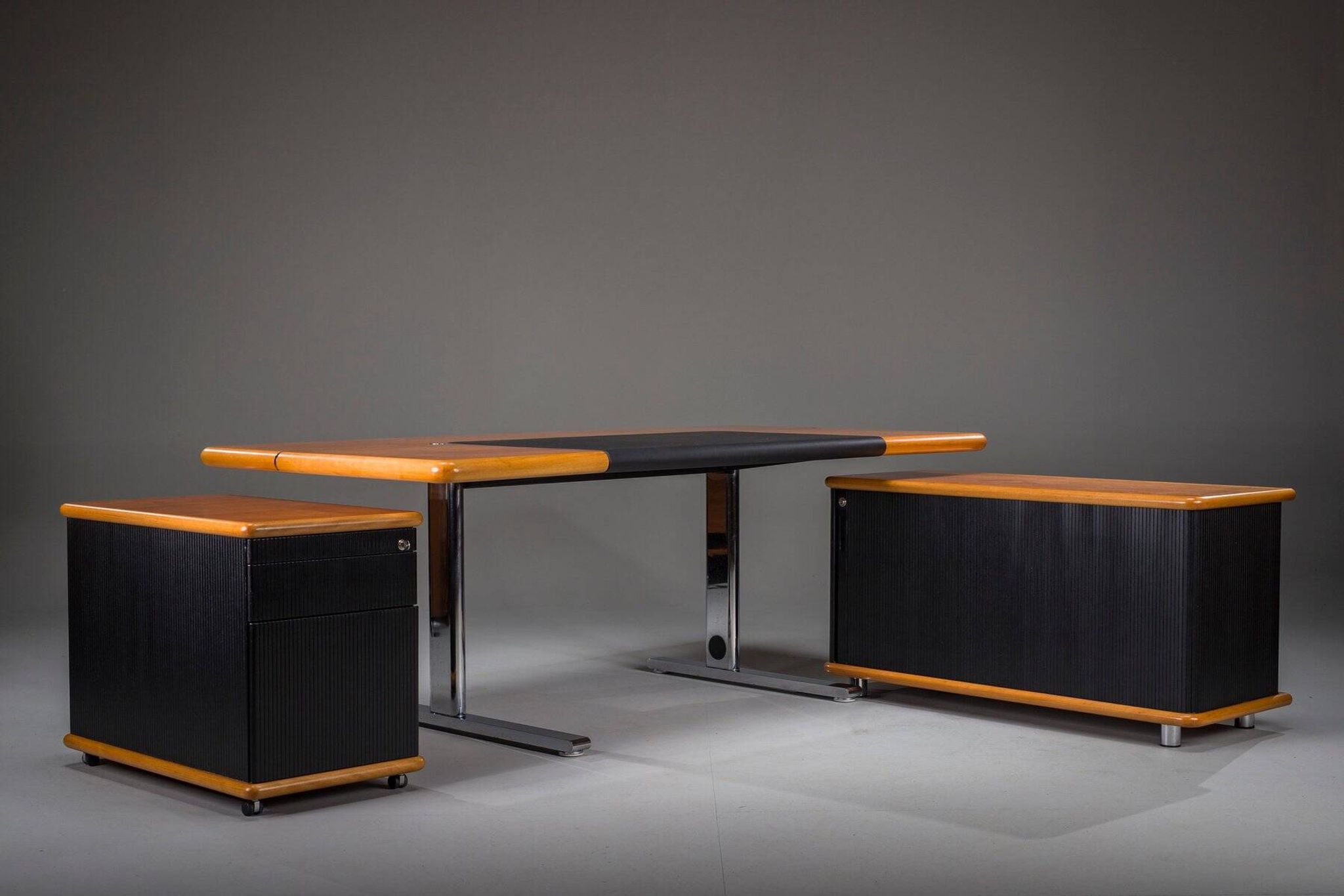 Executive office set from Walter Knoll / Wilhelm Knoll, Germany, 1970s, set of 3