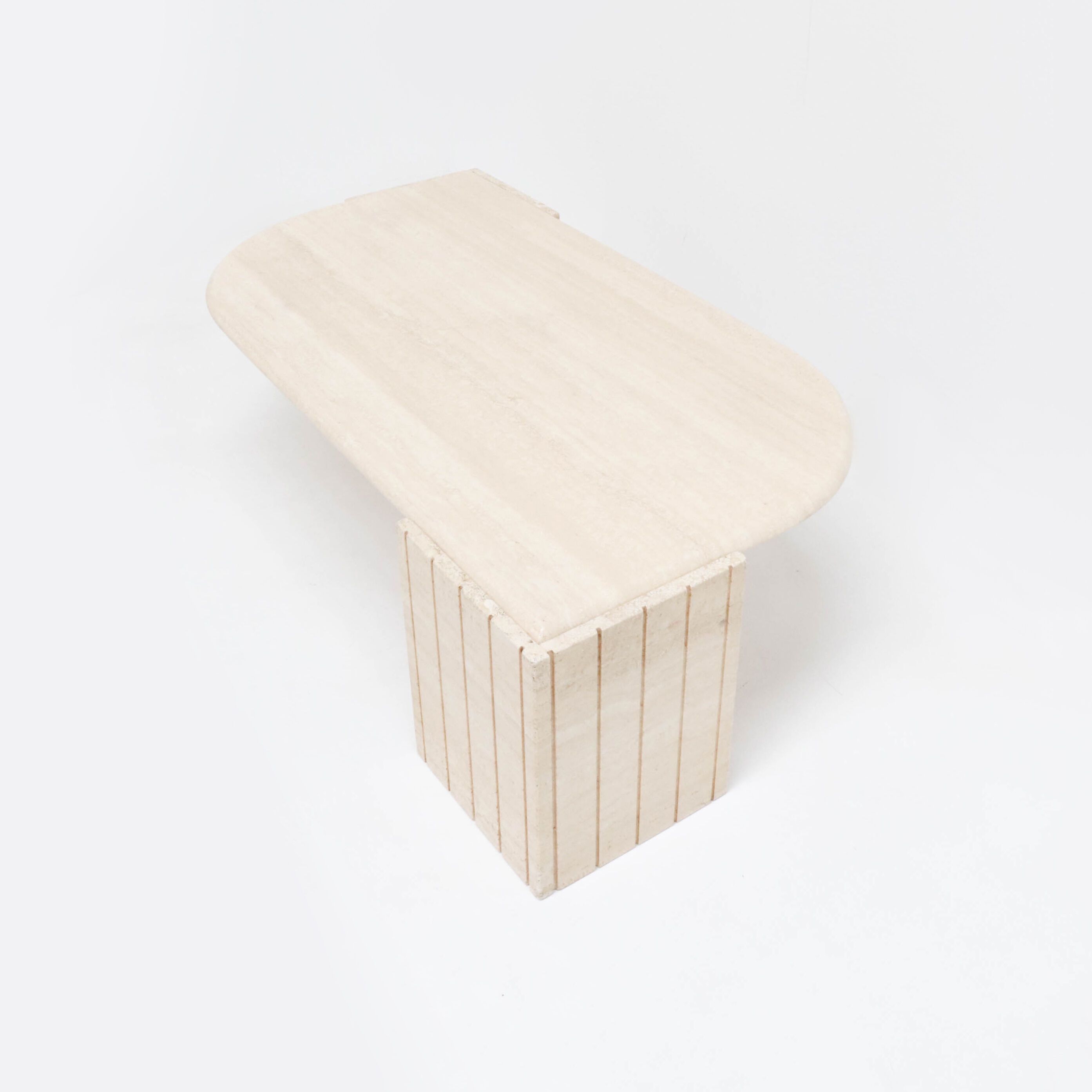 Vintage Italian Travertine Coffee Table