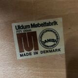 Set of 6 mid-century oak dining chairs by Uldum Mobelfabrik 1960s