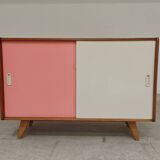 Wooden buffet U 452 pink by Jiri Jiroutek for Intérier Praha 1960