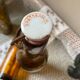 Antique amber bottles
