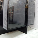 Showcase lacquered black design Behr years 80