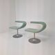 Set of 2 Bla Station Innovation C Swivel Chairs by Fredrik Mattson, Sweden