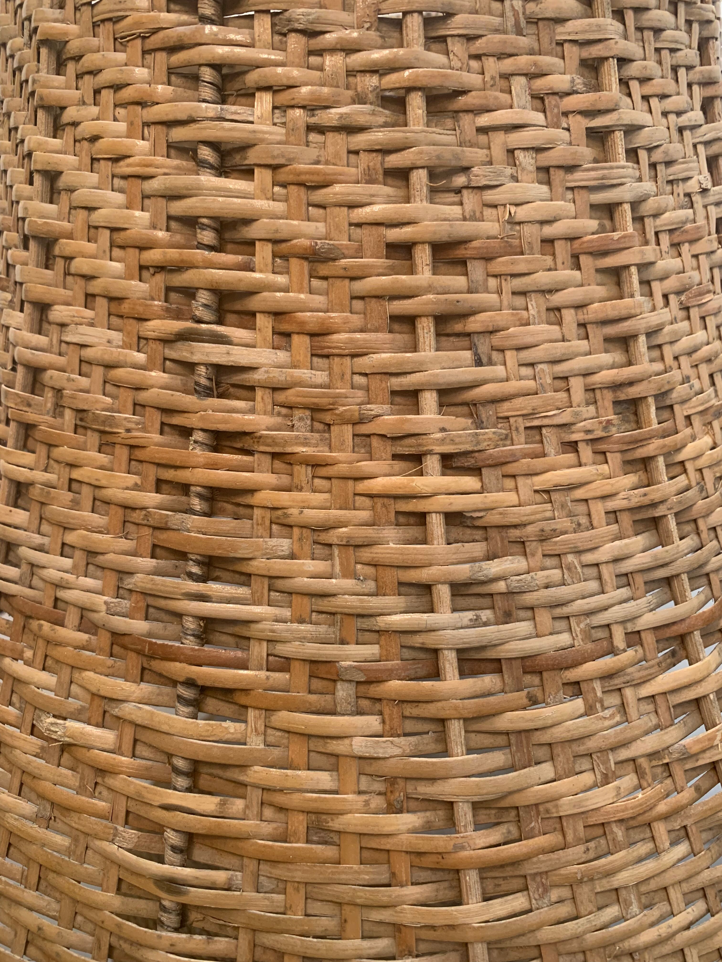 Lamp rope and rattan