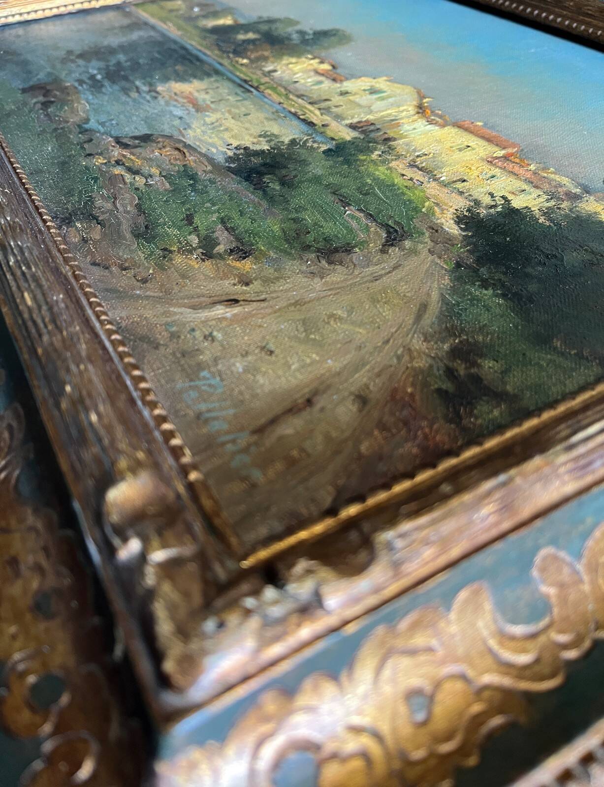 Tableau HST Pelletier cf. Eloi Georges Colette BOUVARD "Animated Village"