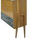 Sideboard vintage blond wood massif vintage 1950 from Charles Ramos