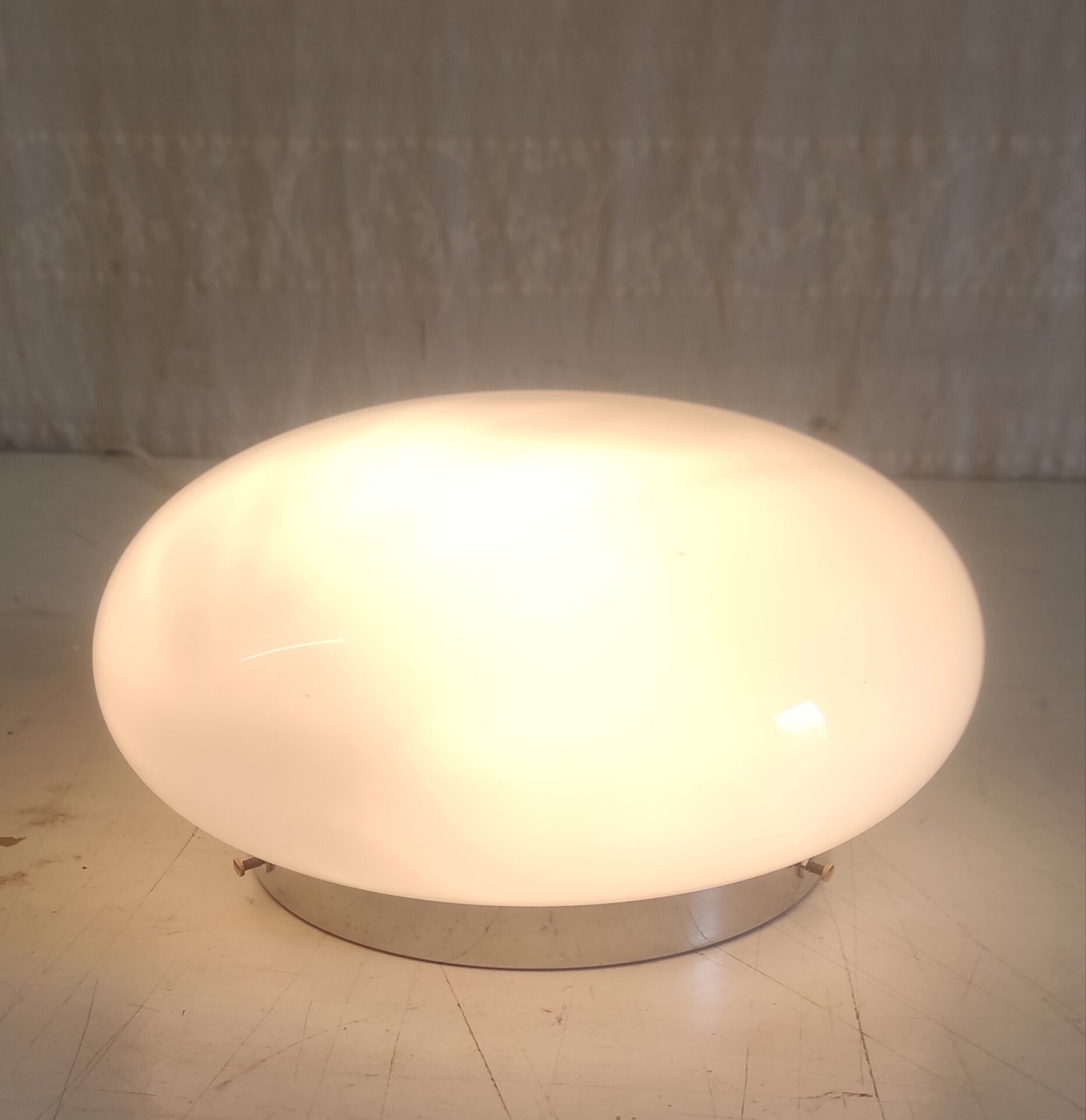 Ceiling light or opaline globe wall light - mid 20th century.