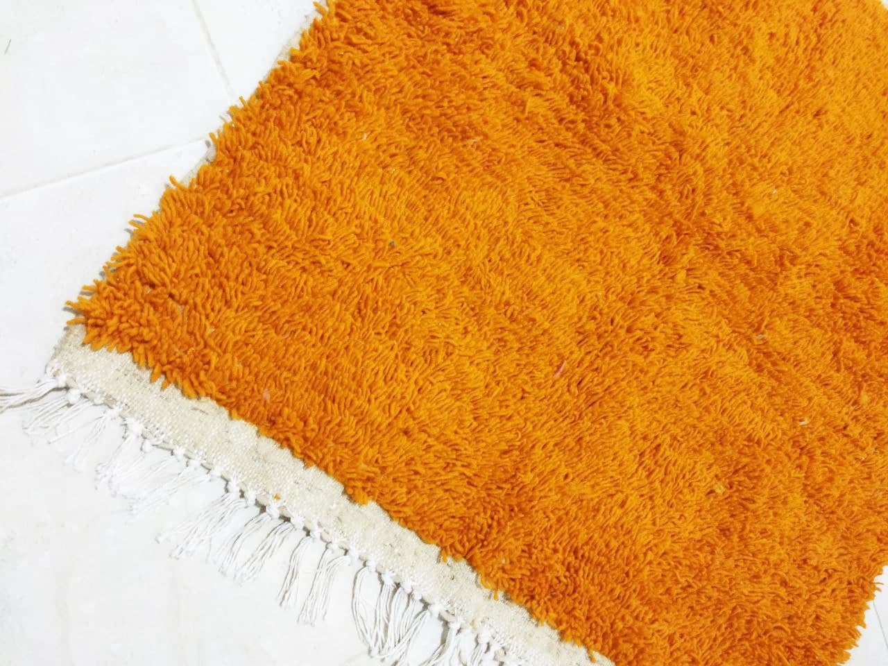 Tapis marocain en laine berbère 96 x 92cm