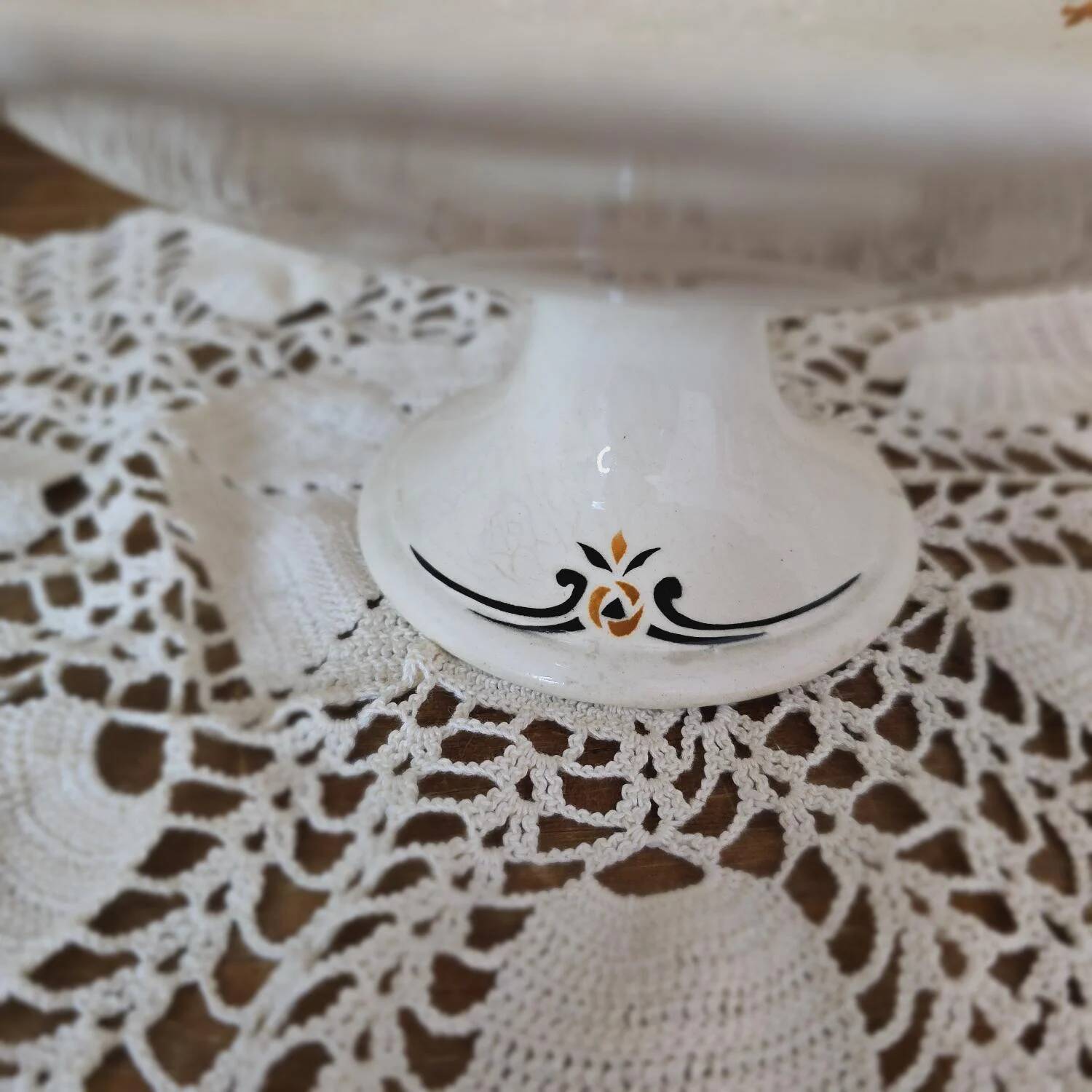 Compotier Art Déco, Modèle Trinité