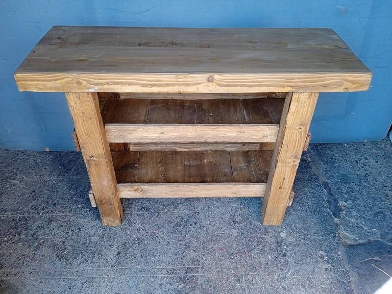 120cm workbench solid wood antique furniture