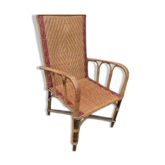 Wicker armchair