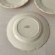 Set of 5 flat plates Sarreguemines – White earthenware – Bor