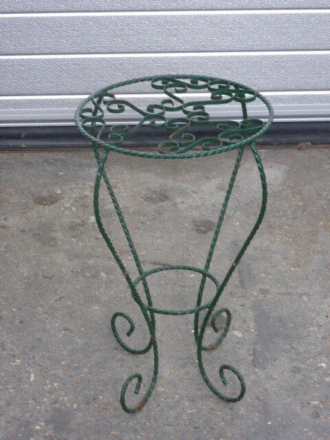 Charming metal plant holder 1950