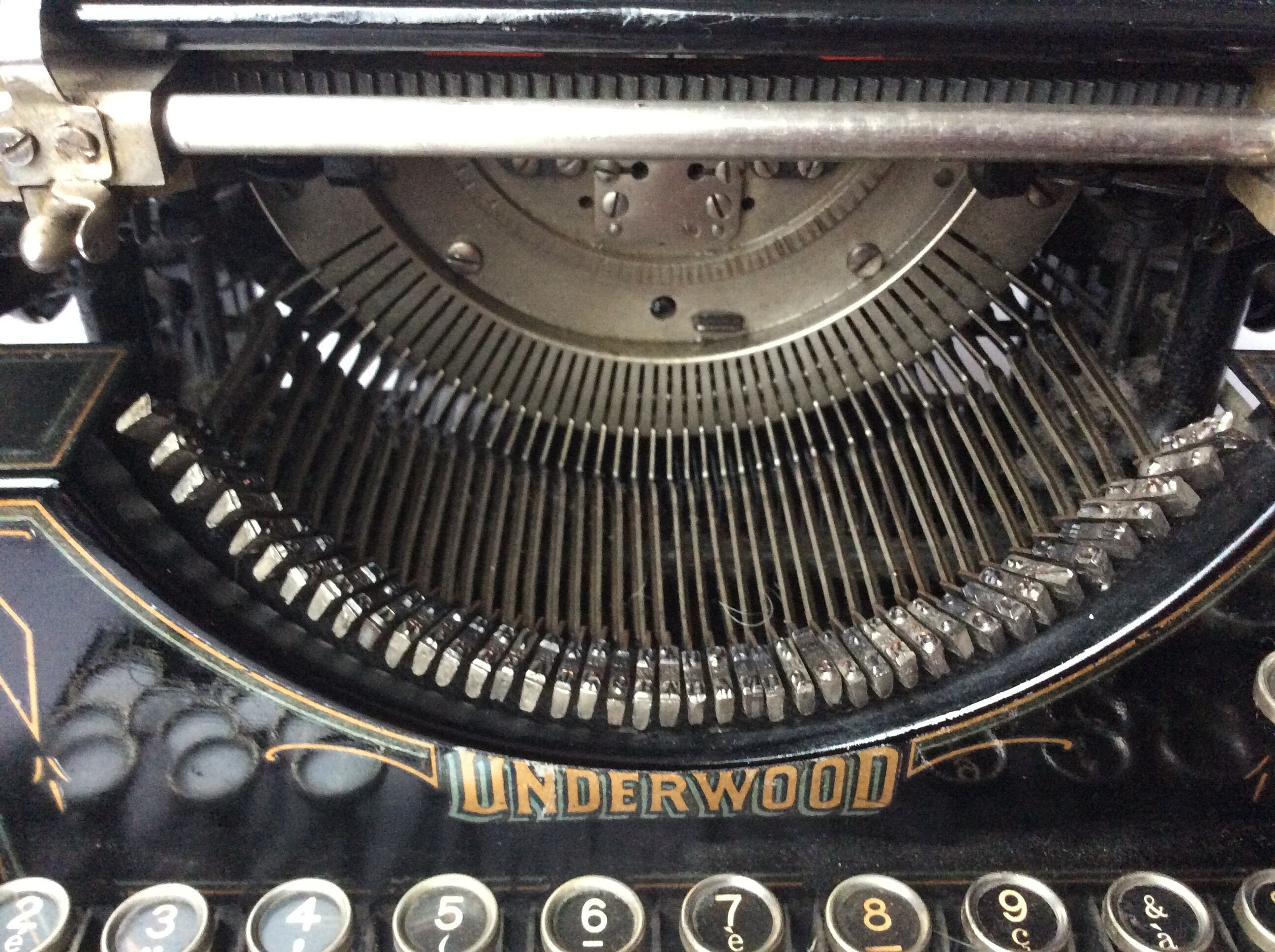 Old Underwood typewriter