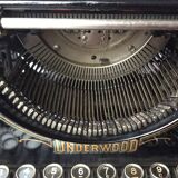 Old Underwood typewriter
