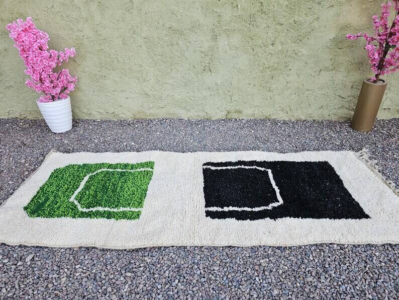 Handmade hallway rug 100cm x 300cm