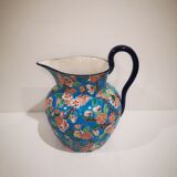 Longwy  pitcher decorated with cloisonné enamels - signed