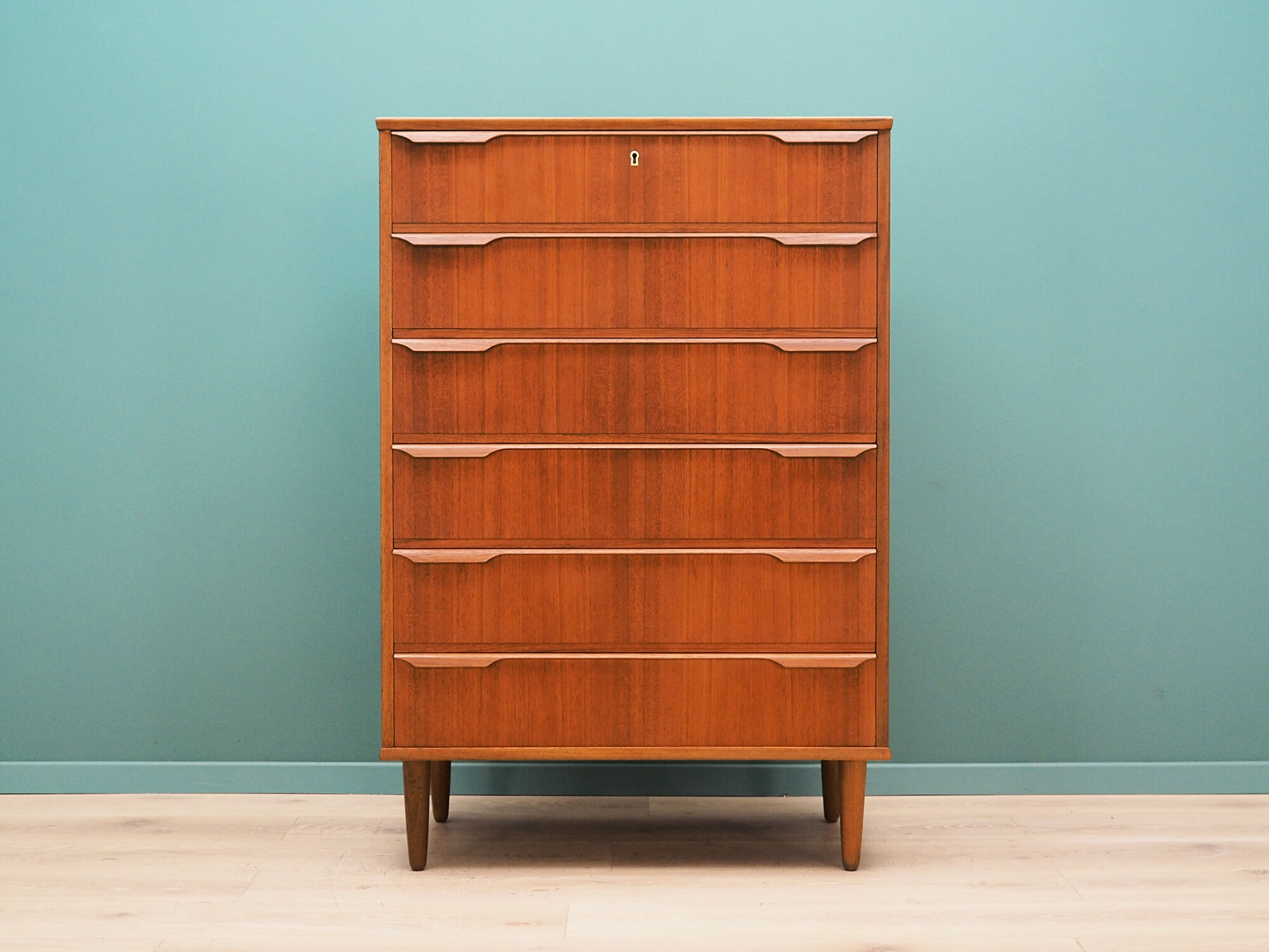 Chest of drawers teak, Danish design, 60's, producer Trekanten-Hestbæk A/S