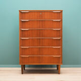 Chest of drawers teak, Danish design, 60's, producer Trekanten-Hestbæk A/S