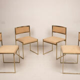 SQ-AL chairs by Willy Rizzo for Maison Willy Rizzo – brass version 1970