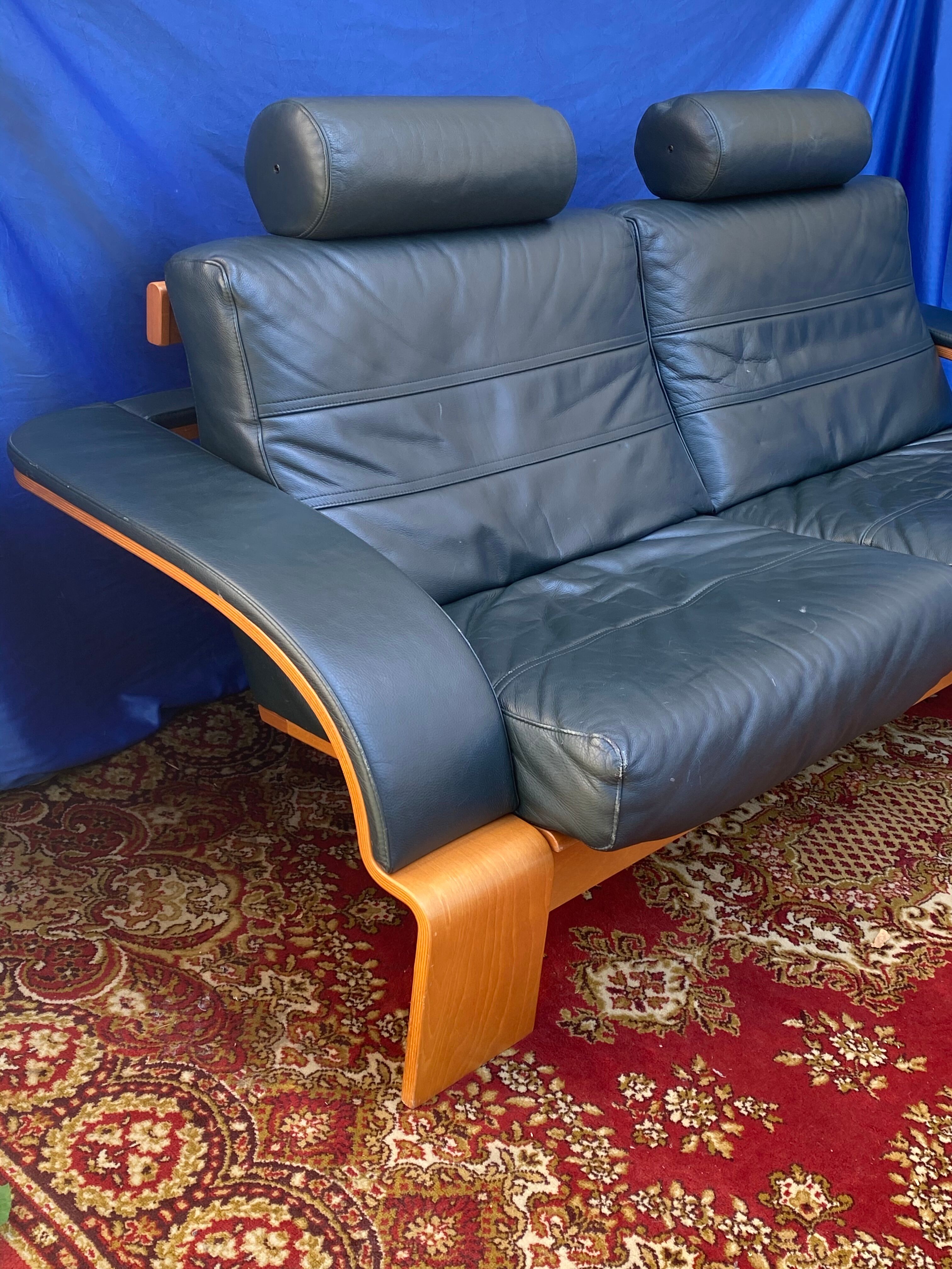 Nelo sweden bobois rock leather sofa