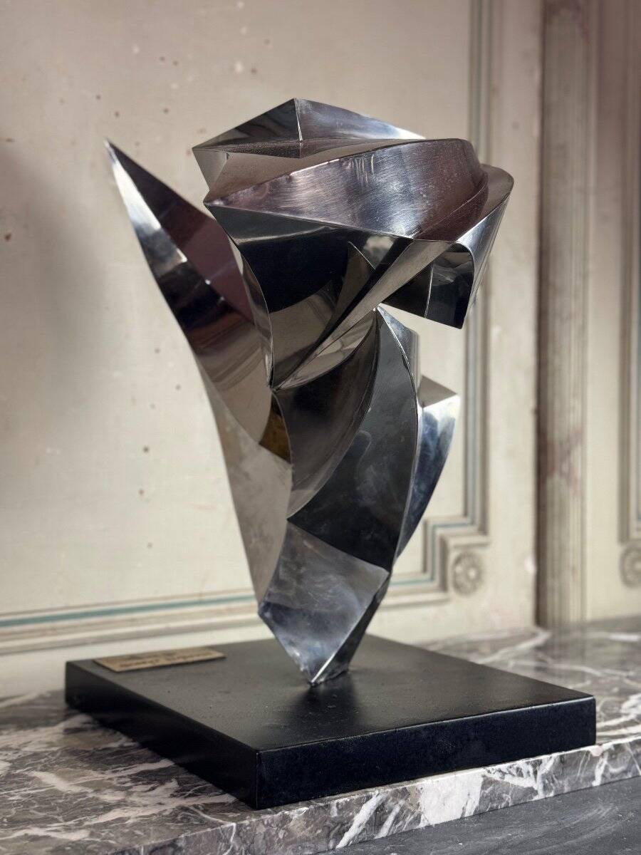 Steel sculpture, Janos Maróti, Hungary, 1984