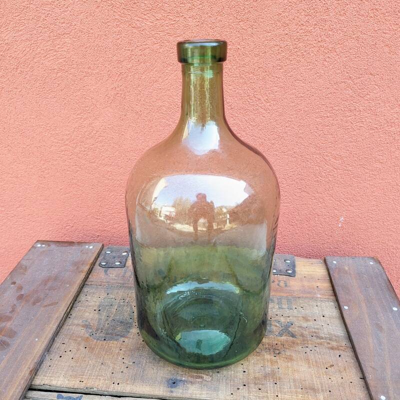 Dame-Jeanne green high 5 liters