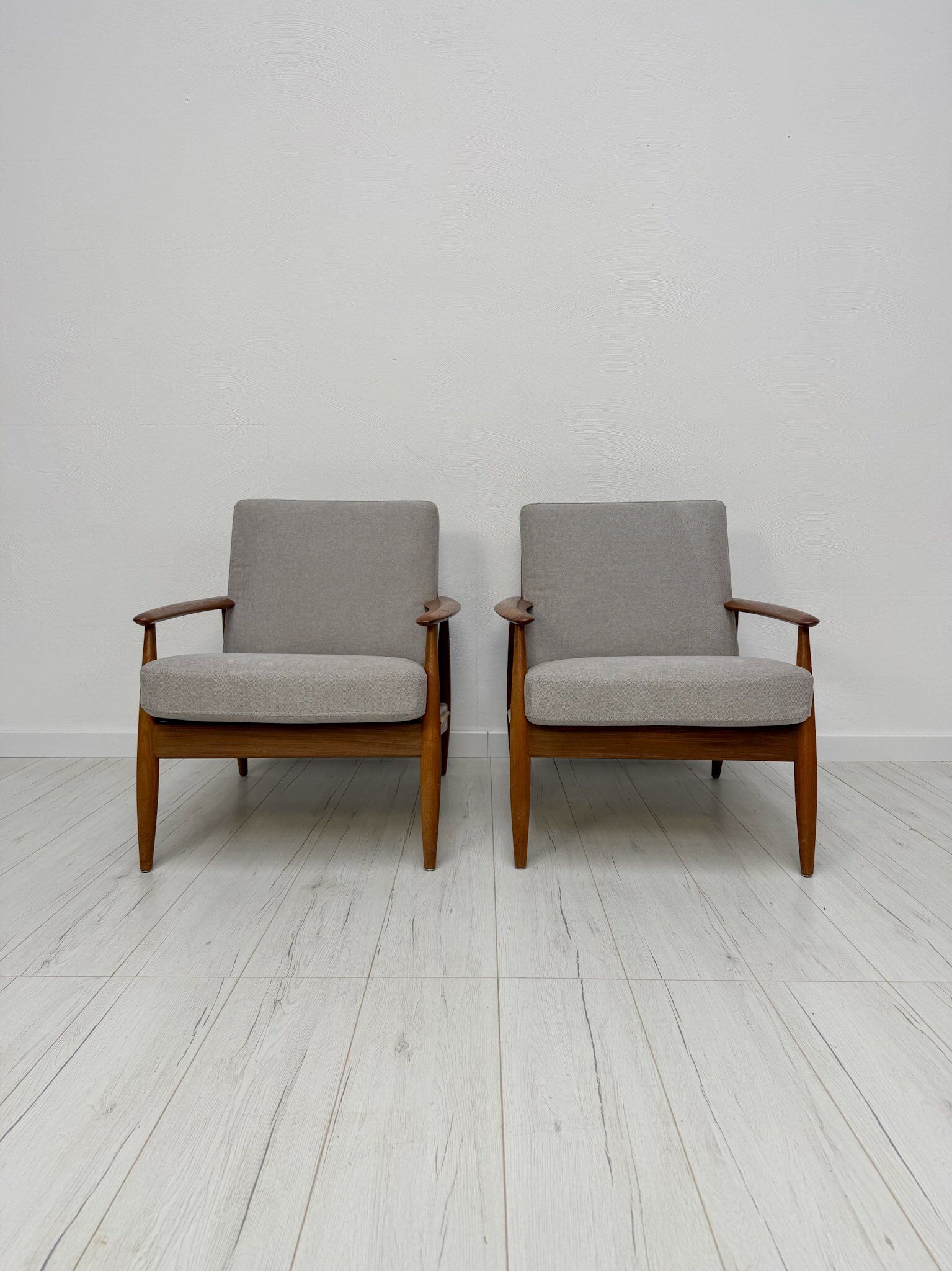 1960s vintage Danish mid-century teak armchair