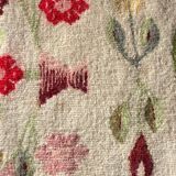 Tapis Rollakan décor de tulipes vintage
