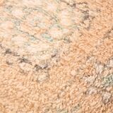 Large Vintage Moroccan Rug 188 x 387 cm - Peach Berber Rug - Handmade Rug