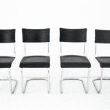 Dining table set table and 4 chairs by Mart Stam, Poland, 1930s
