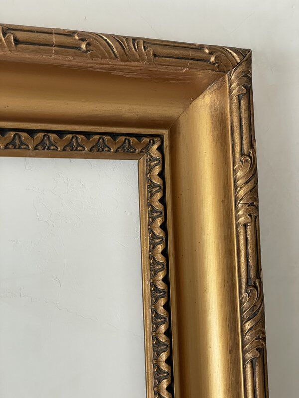 Old gilded frame