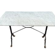 Table bistrot Parisienne fonte et marbre 60’s