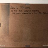 Horse drawing, signed Emile Faure 81