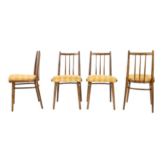 Set of four dining chairs by jitona, czechoslovakia, 1970s