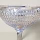 6 crystal champagne coupes Baccarat / Nancy