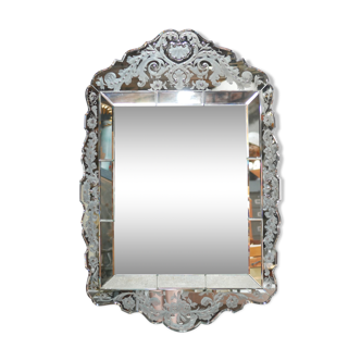 Old Venetian mirror 106cm x 70cm