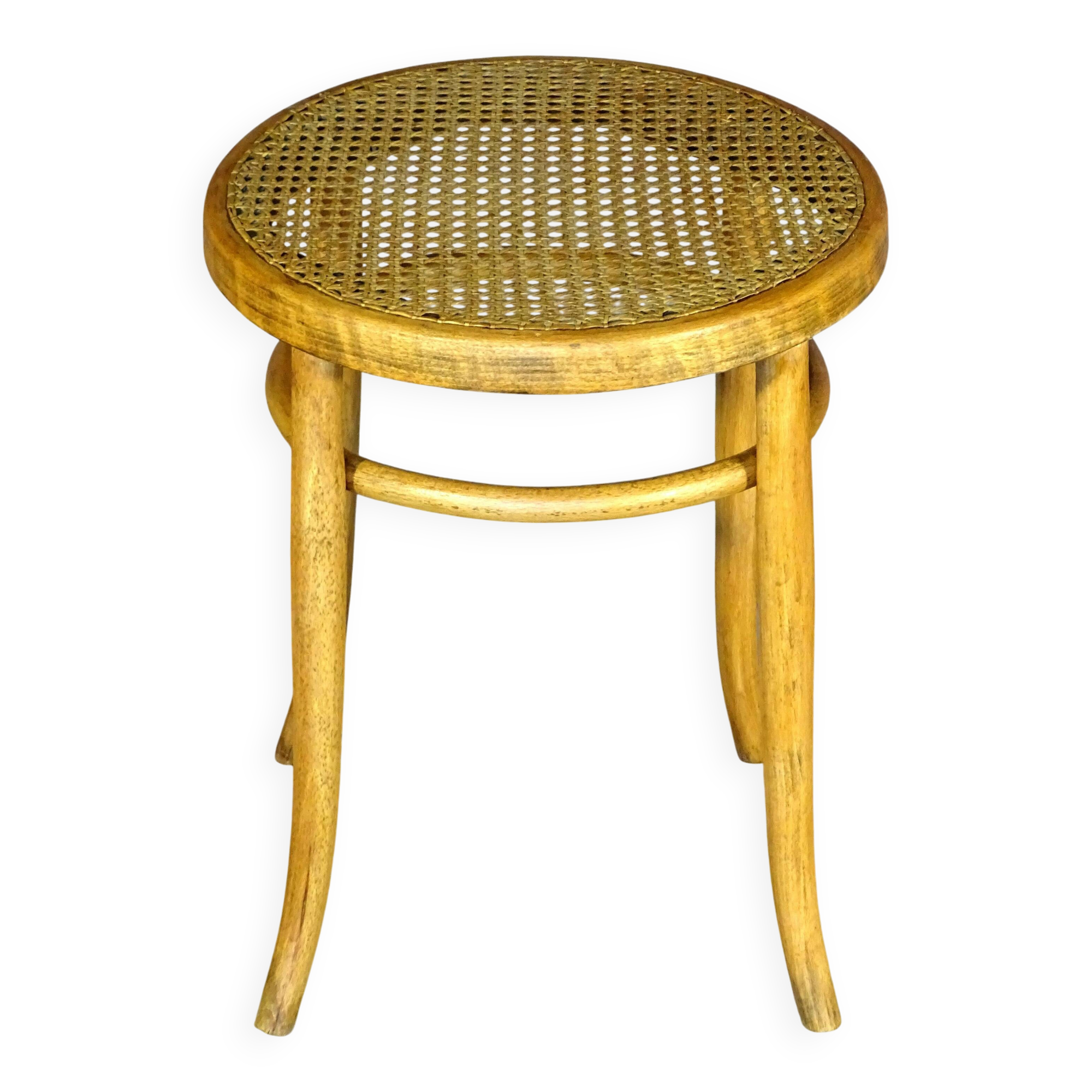 Bistro stool JAPY FRANCE caned style Thonet, 1925