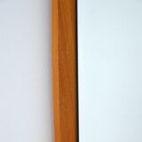 Vintage Scandinavian Mirror 1960s 34x78cm