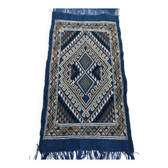 Tapis Bleu margoum qualité supérieure certifié
