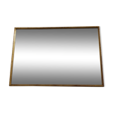 Rectangular mirror 77x53cm in fine nineteenth century gilded wood