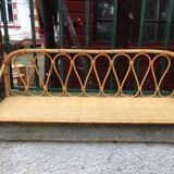 Rattan shelf