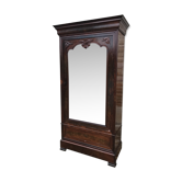 Armoire à glace en acajou Louis Philippe