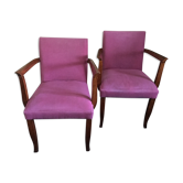 Pair of Art Deco armchairs