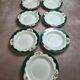Set of 7 deep plates Digoin Sarreguemines Champagne – Opaque porcelain – Vintage ironstone