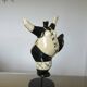 Sculpture "DEESSE" in the style of Niki de Saint Phalle, papier-mâché 1990