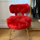 Red Pelfran mould chair - 1970