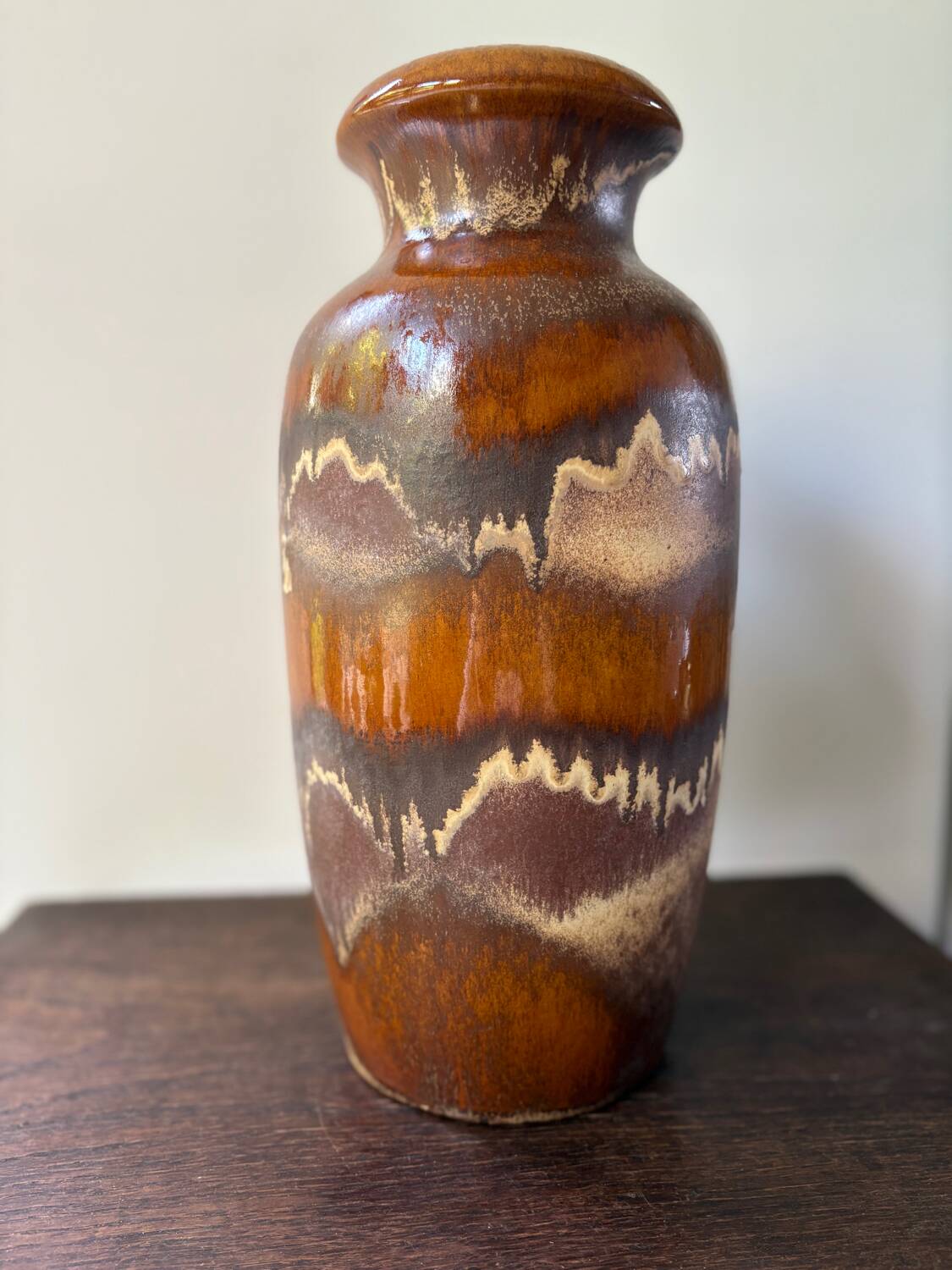 vintage scheurich keramik ceramic vase from the 70s