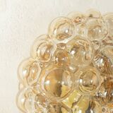 Doria Leuchten wall or ceiling lamp, Space Age, bubble glass, 1970s